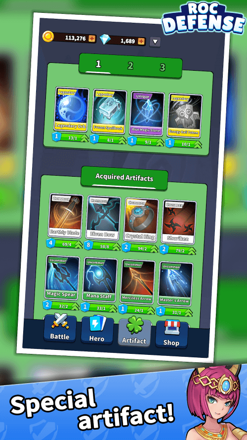 ROC Defense v1.2.15 MOD APK (Unlimited Diamonds, Menu)