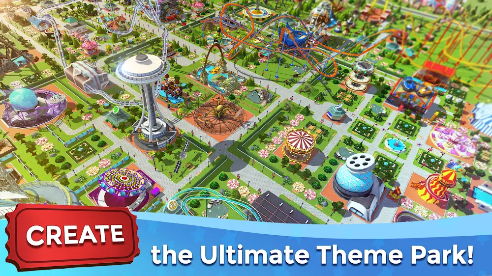 RollerCoaster Tycoon Touch v3.49.0 MOD APK (Unlimited Money)