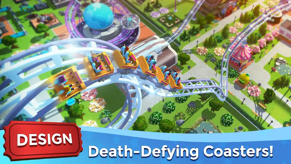 RollerCoaster Tycoon Touch v3.49.0 MOD APK (Unlimited Money)