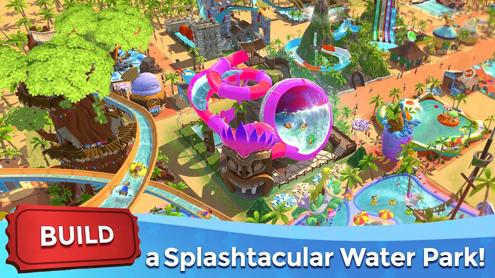 RollerCoaster Tycoon Touch v3.49.0 MOD APK (Unlimited Money)