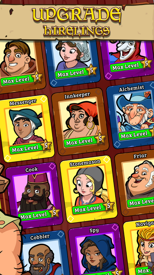 Royal Idle: Medieval Quest v1.44 MOD APK (Free Upgrades)