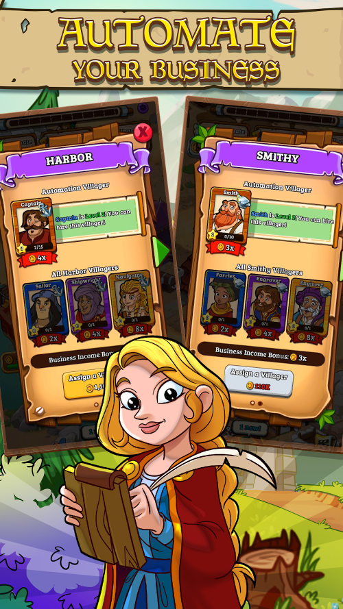 Royal Idle: Medieval Quest v1.44 MOD APK (Free Upgrades)