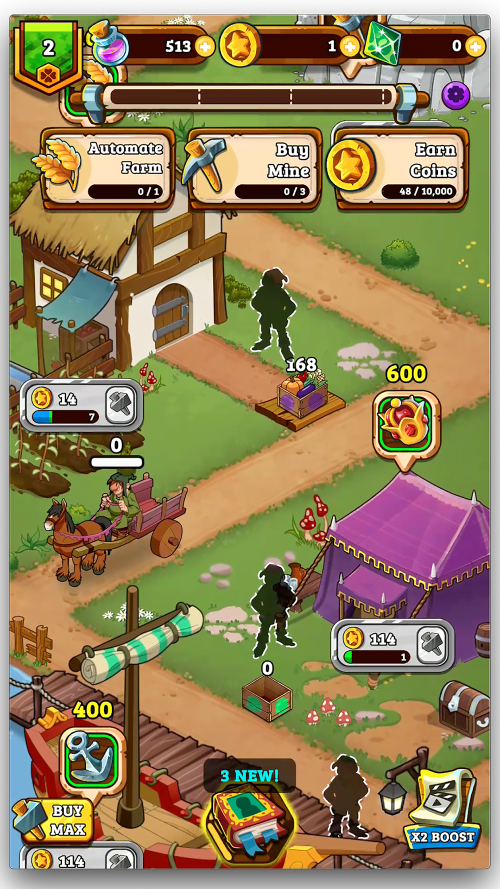 Royal Idle: Medieval Quest v1.44 MOD APK (Free Upgrades)