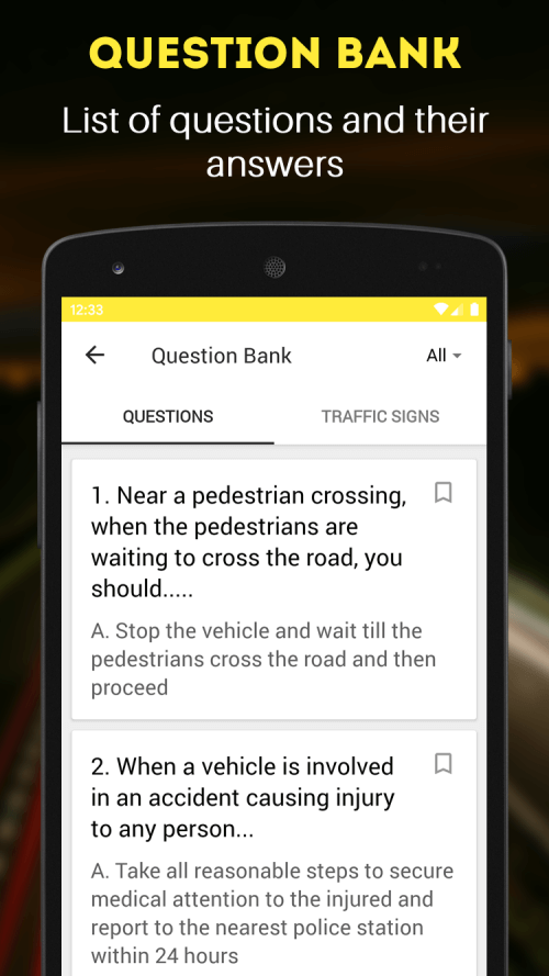RTO Exam v3.50 MOD APK (Pro Unlocked)