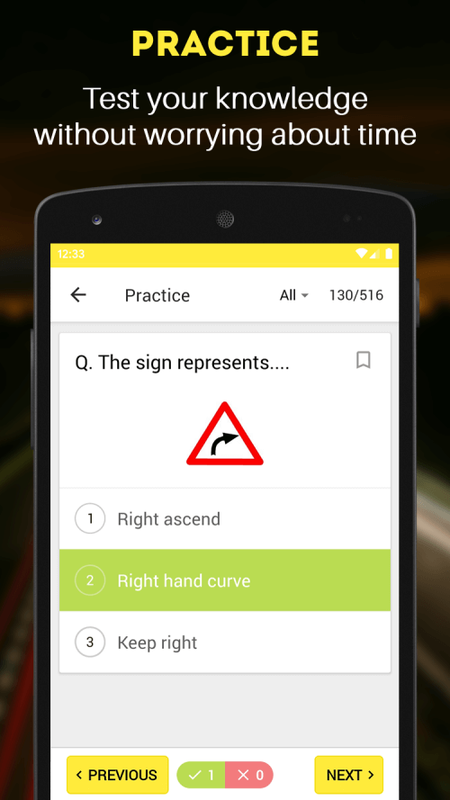 RTO Exam v3.50 MOD APK (Pro Unlocked)