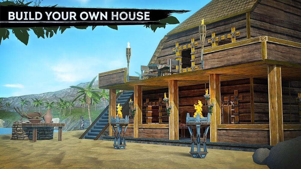 RUSTY: Island Survival v1.4.4 MOD APK (Free Shopping, Mega Menu)