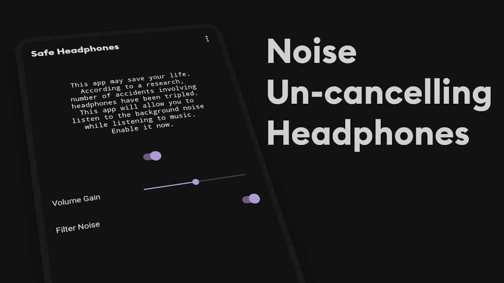 Safe Headphones v4.1.4 MOD APK (Premium Unlocked)