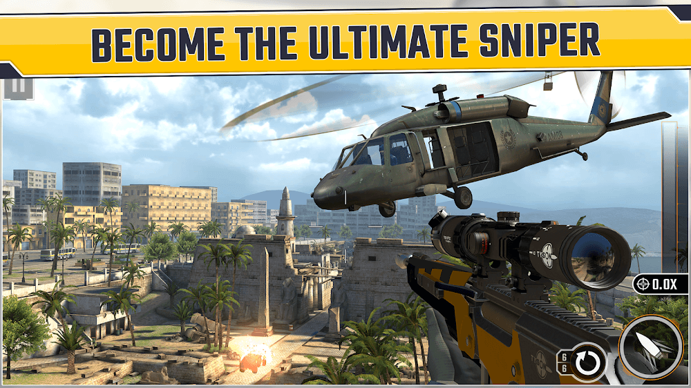 Sniper Strike v500231 MOD APK (Aiming Enabled, Unlimited Ammos, God Mod)