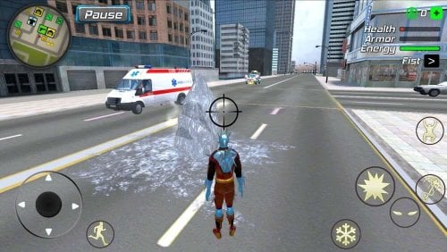 Snow Storm Superhero v1.3.4 MOD APK (Unlimited Mana, Skills)