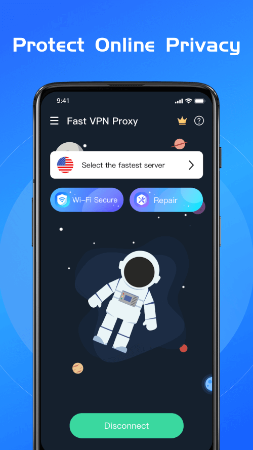 Space Proxy VPN v1.6.3 MOD APK (Premium Unlocked)