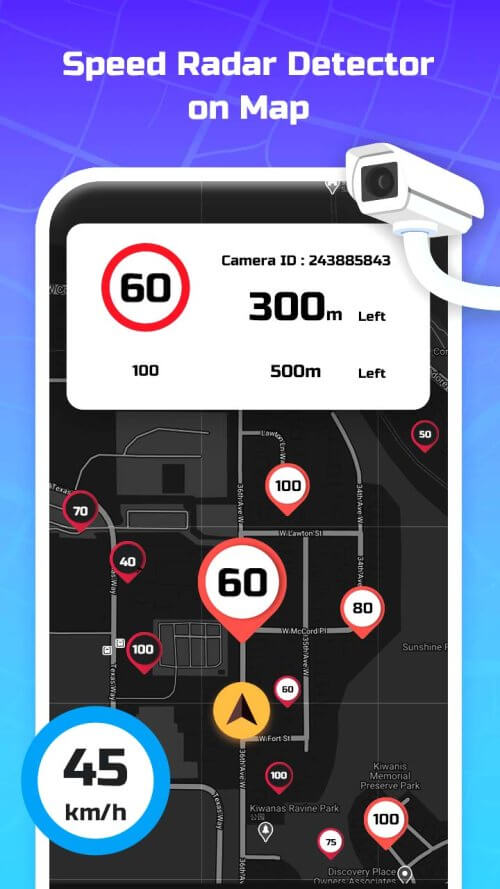 Speed Camera Radar v2.2.3 MOD APK (Premium Unlocked)
