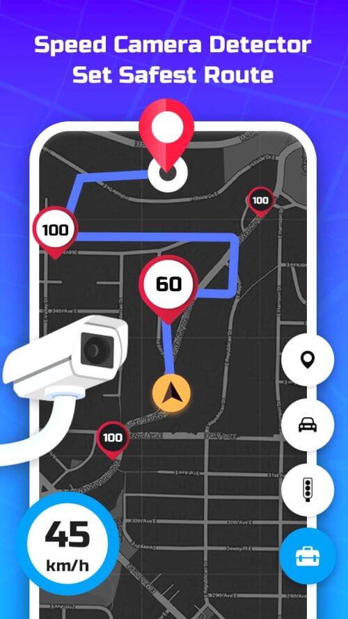 Speed Camera Radar v2.2.3 MOD APK (Premium Unlocked)