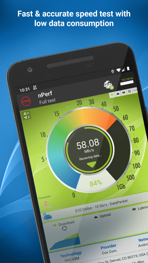 nPerf Speed Test v2.15.28 MOD APK (Premium Unlocked)