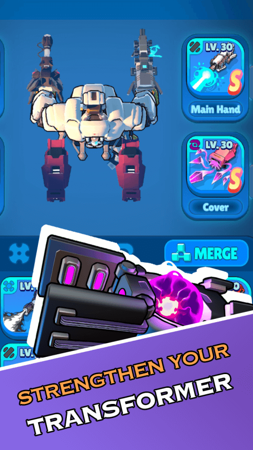 Steel Rush: Transforming Rogue v0.0.6 MOD APK (Free Rewards)