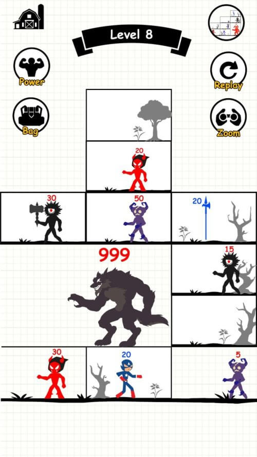 Stick Fight: Endless Battle v1.8.0 MOD APK (Unlocked All SKin)