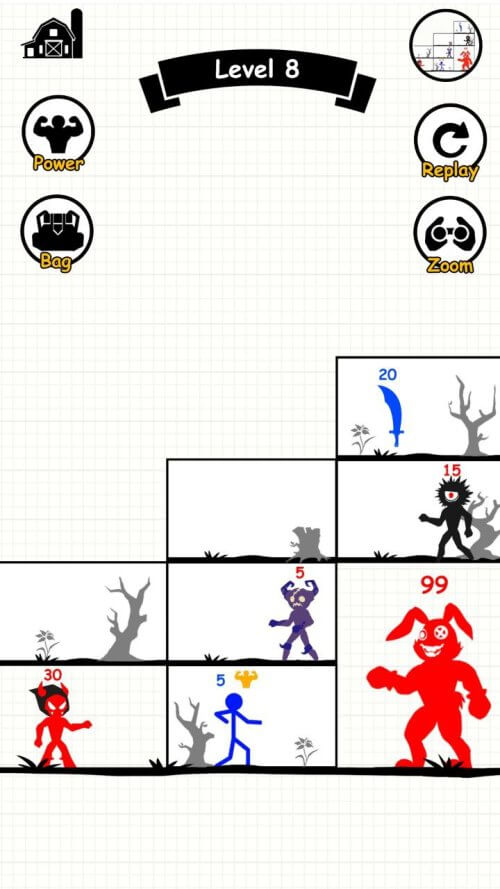 Stick Fight: Endless Battle v1.8.0 MOD APK (Unlocked All SKin)
