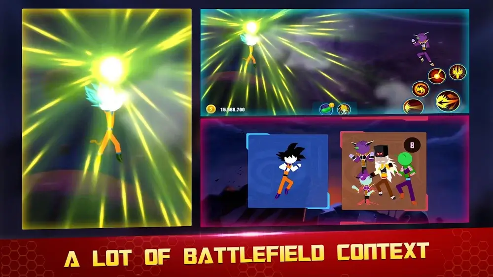Stick Z: Super Dragon Fight MOD APK v9.0 (Unlimited Coins, Beans)
