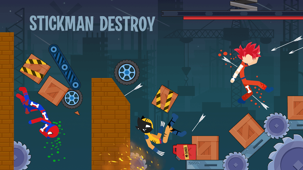 Stickman Destroy v2.5.0 MOD APK (Unlimited Gold)
