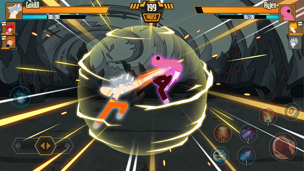 Stickman Dragon Fight v3.2.1 MOD APK (God Mode)