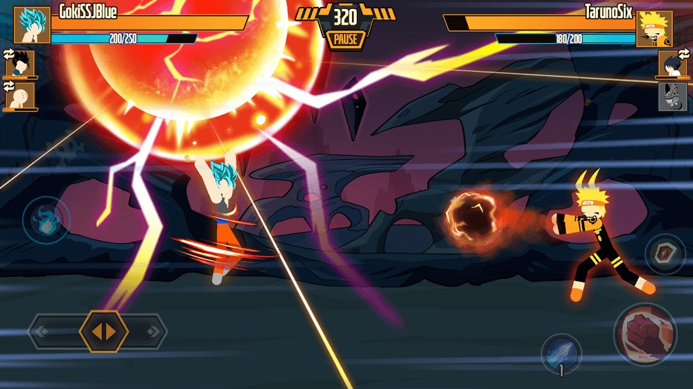 Stickman Dragon Fight v3.2.1 MOD APK (God Mode)
