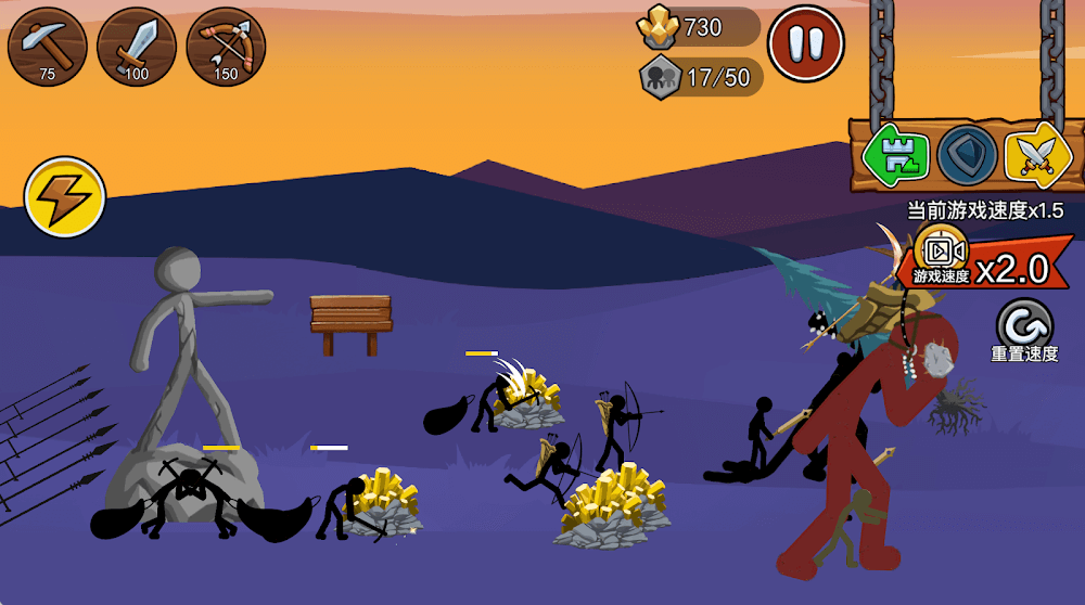 Stickman War - Battle Game v1.0.0 MOD APK (Unlimited Gems)