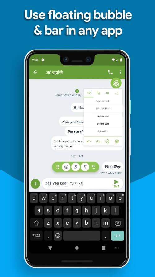 Stylish Text v2.6.7-gms MOD APK (Premium Unlocked)