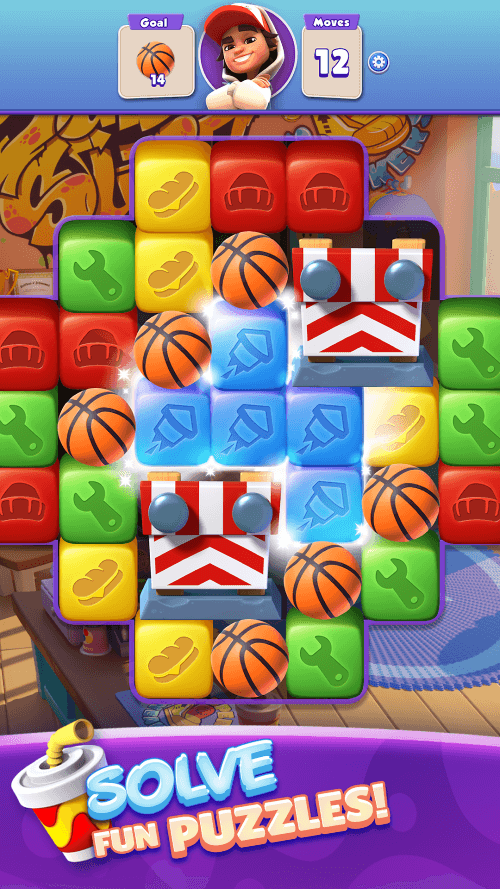 Subway Surfers Blast v1.29.0 MOD APK (Unlimited Life, Moves)