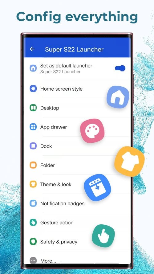 Super S22 Launcher v2.9 MOD APK (Premium Unlocked)