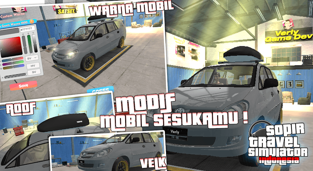 Supir Travel Simulator Indo v1.5 MOD APK (Unlimited Money)