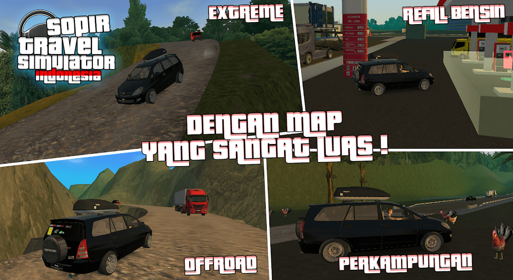 Supir Travel Simulator Indo v1.5 MOD APK (Unlimited Money)