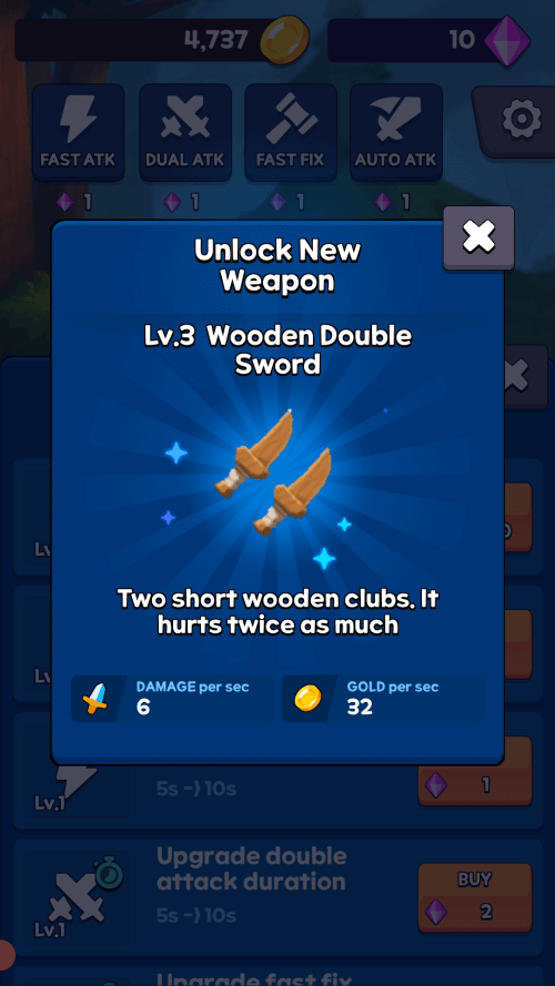 Sword Clicker v1.6.1 MOD APK (Unlimited Gold, Diamonds)