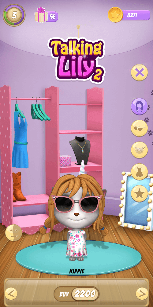 Talking Cat Lily 2 v1.13.93 MOD APK (Unlimited Money)