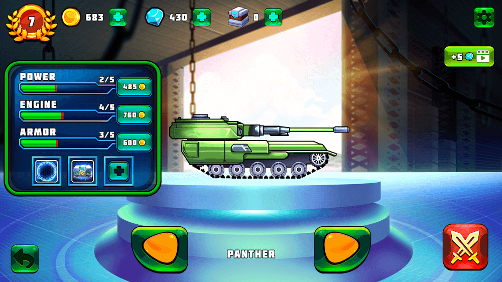 Tank Attack 4 v1.4.0 MOD APK (Dumb Enemy)