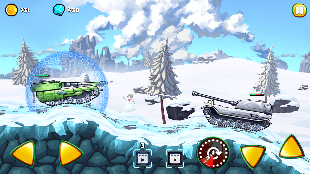 Tank Attack 4 v1.4.0 MOD APK (Dumb Enemy)
