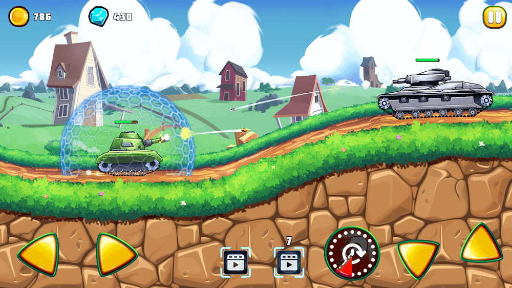 Tank Attack 4 v1.4.0 MOD APK (Dumb Enemy)