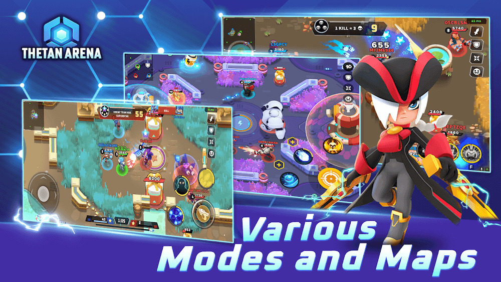 Thetan Arena v436 MOD APK (Map Hack, Drone View)