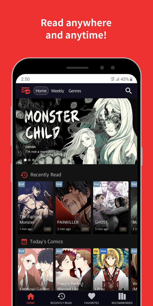 Toomics - Read Premium Comics v1.6.5 APK (Latest)