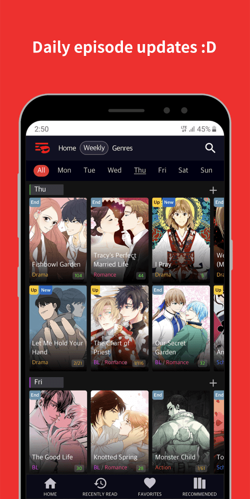 Toomics - Read Premium Comics v1.6.5 APK (Latest)
