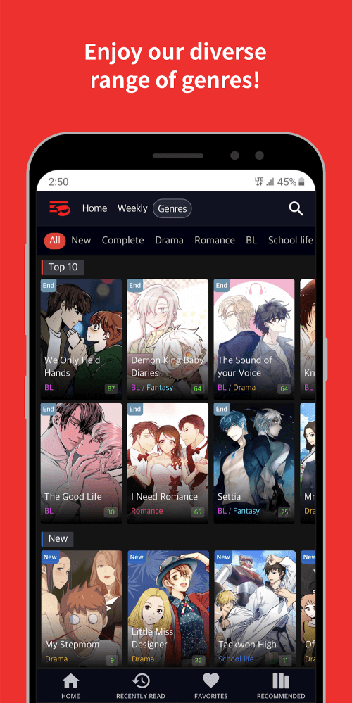 Toomics - Read Premium Comics v1.6.5 APK (Latest)