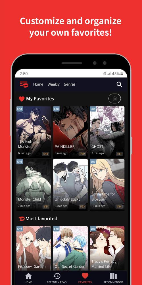 Toomics - Read Premium Comics v1.6.5 APK (Latest)