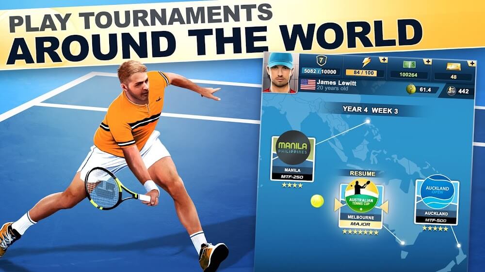 TOP SEED Tennis Manager 2025 v2.73.1 MOD APK (Unlimited Cash, Unlimited Gold)
