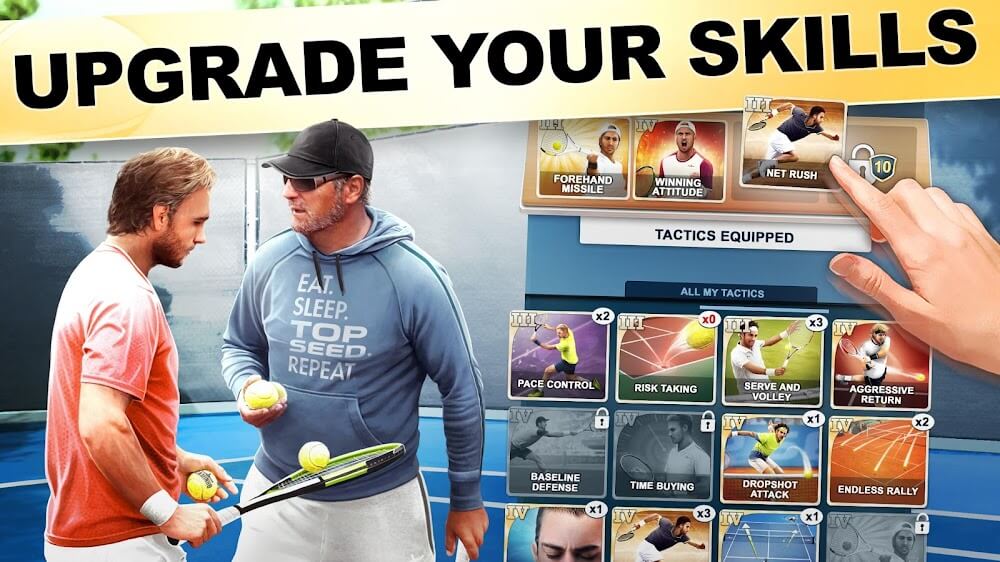 TOP SEED Tennis Manager 2025 v2.73.1 MOD APK (Unlimited Cash, Unlimited Gold)