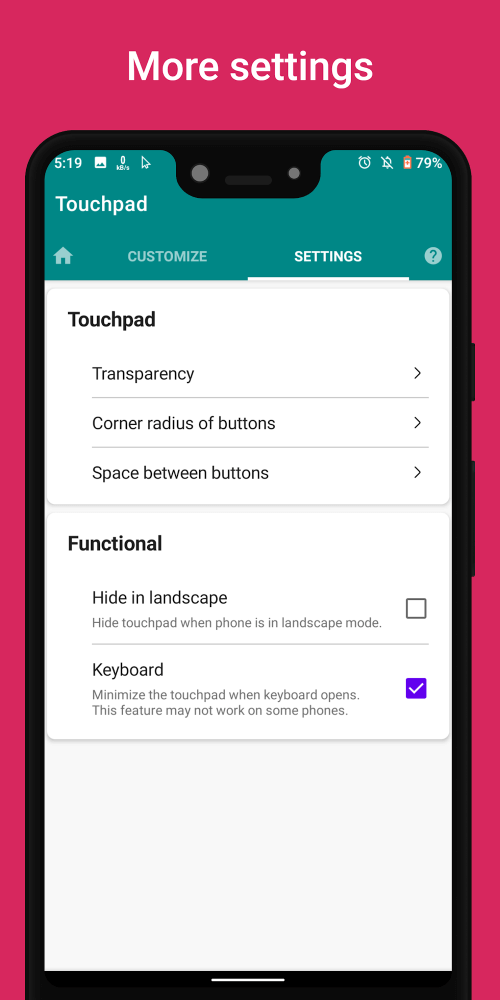 Touchpad for Big Phone v1.5.3 MOD APK (Premium Unlocked)