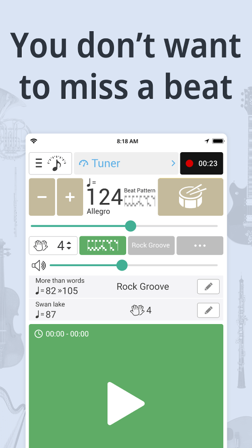 Tuner Metronome v8.04 MOD APK (Premium Unlocked)