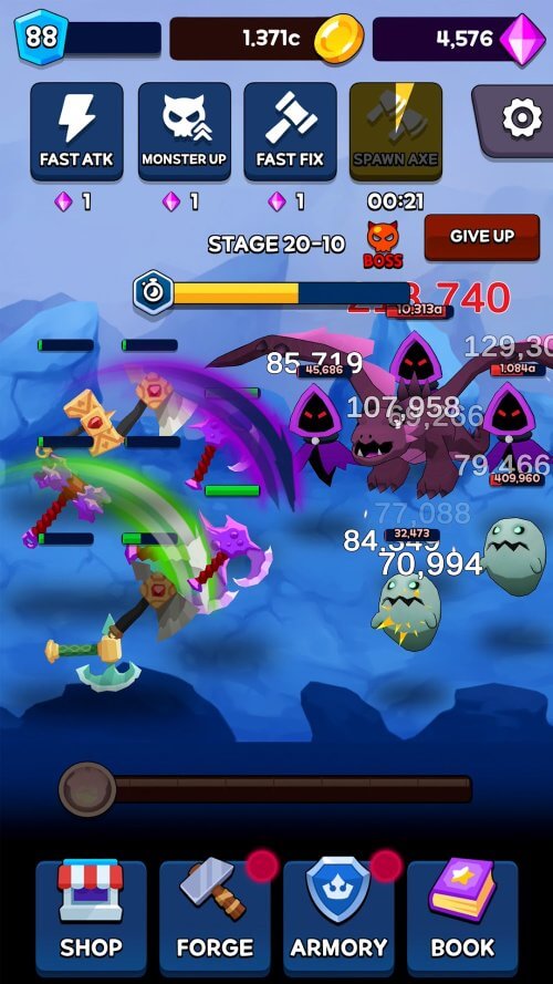 Ultimate Axe Clicker v1.2.5 MOD APK (Unlimited Gold, Diamonds)
