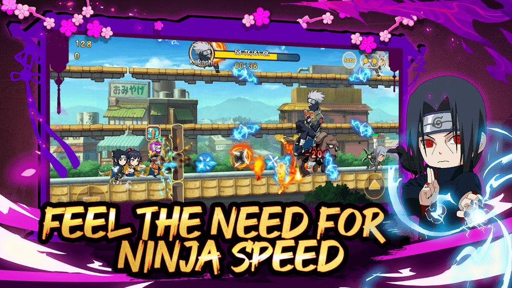 Ultimate Ninja Running v1.0 MOD APK (High Damage, High Defense)