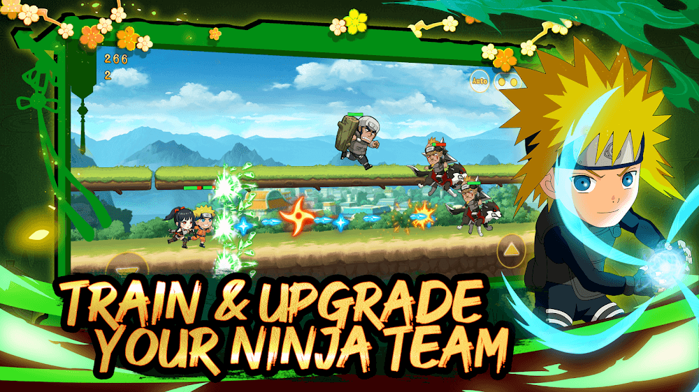 Ultimate Ninja Running v1.0 MOD APK (High Damage, High Defense)