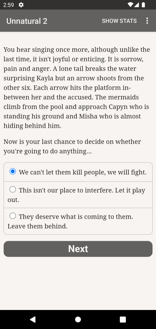 Unnatural Season Two v1.0.24 MOD APK (Unlocked Stories, No Ads)