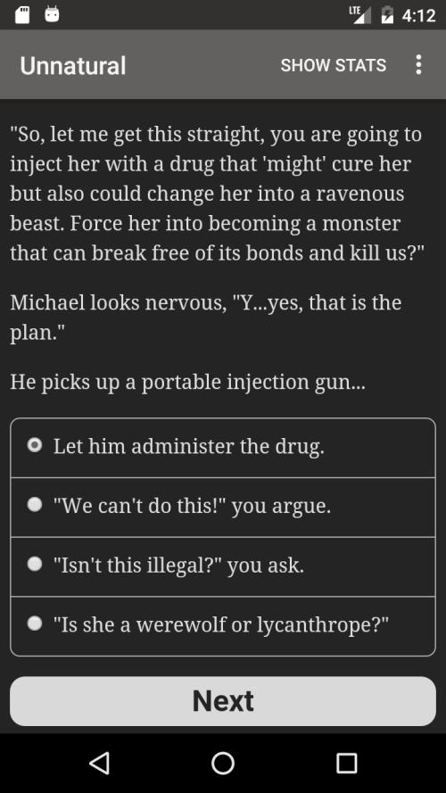 Unnatural v1.5.18 MOD APK (Unlocked Stories, No Ads, Boosted Stats)