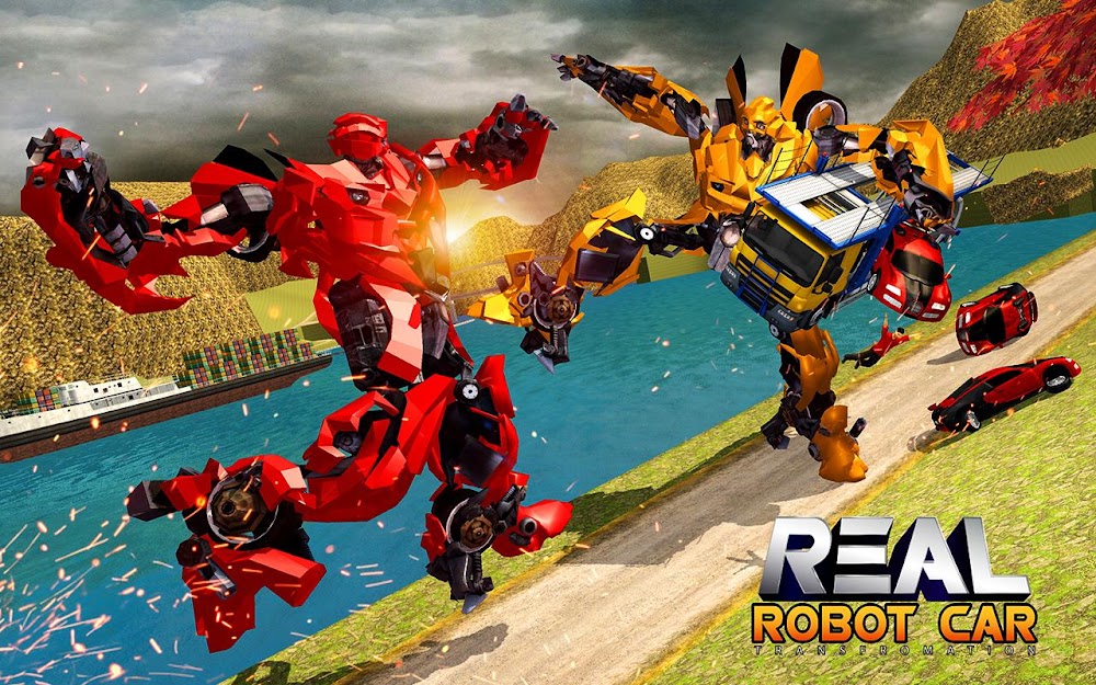 US Robot Transform Car Driving v1.0.8 MOD APK (Unlimited Money)
